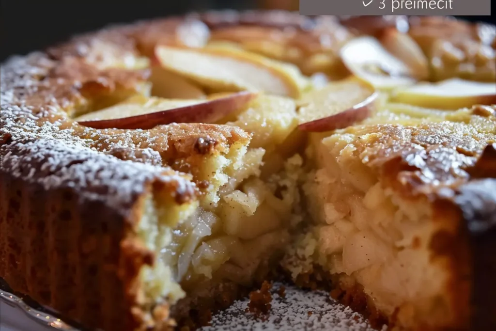 3-Ingredient Apple Cake