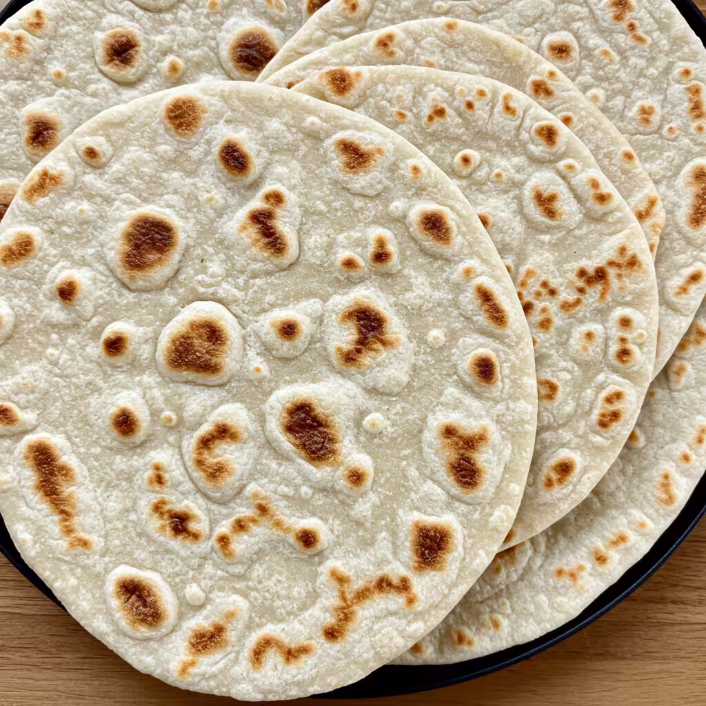 Easy Homemade Flour Tortillas