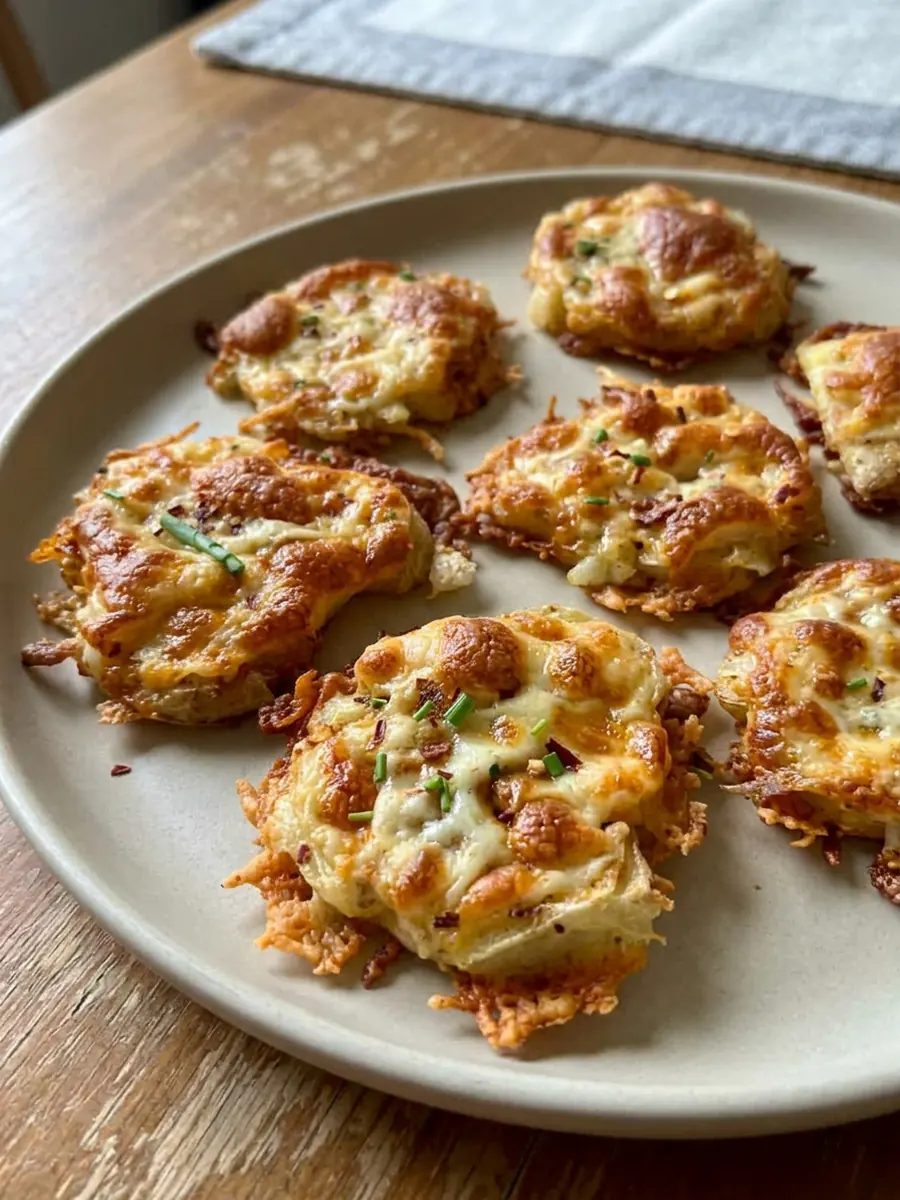 The Best Cheesy Smashed Potatoes
